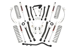 Jeep Wrangler Suspension Lift Kit - Front + Rear - Rough Country - 4 Inch X-Series M1 - '07-'18
